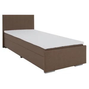 AZURA Boxspringová postel 90x200 cm, hnědá