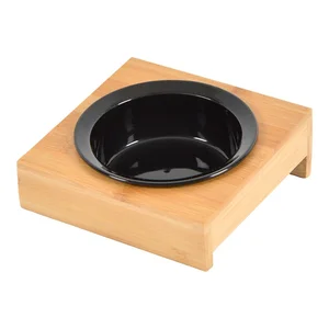 Bambusová miska s podstavcem pro psa – průměr 12 cm