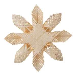 Bambusová závěsná vánoční dekorace 55 cm