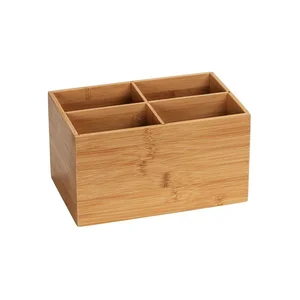 Bambusový koupelnový organizér Wenko Terra – 4 přihrádky