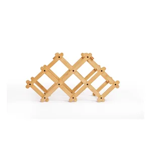 Bambusový stojan na víno Bonami Essentials