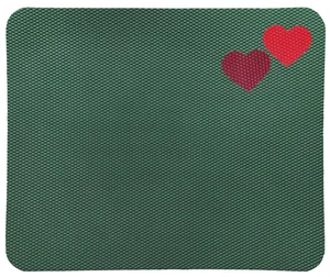 Barevná pěnová nástěnka Vylenka s motivem srdíčka a mráčku, 63 Khaki