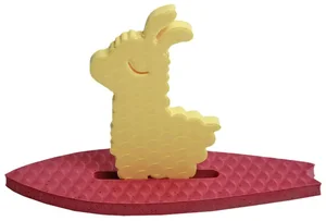 Barevná pěnová surf a lama do vany i na ven