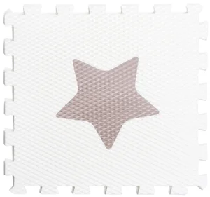 Barevná podlahová puzzle deska s hvězdičkou
