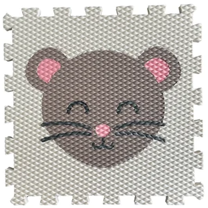 Barevná podlahová puzzle myška