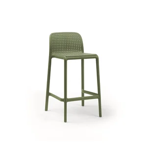 Barová židle BORA MINI s nízkým sedem, odstín Agave
