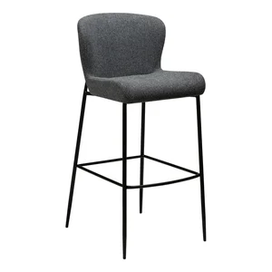 Barová židle Glam 105 cm šedá