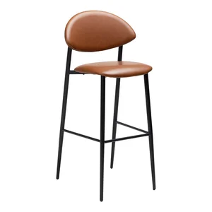 Barová židle Tush 107 cm, koňakově hnědá