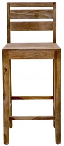 Barová židle z indického palisandru - 45x110x45 cm Super natural