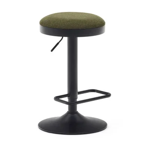 Barové židle Zaib v tmavě zelené barvě, sada 2 ks, 58 cm