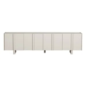 Basu: Krémový modulární TV stolek, 200×53 cm (WOOOD)