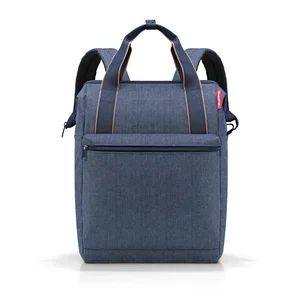 Batoh Reisenthel Allrounder R large 23 l – tmavě modrá (Herringbone)