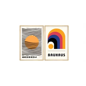 BAUHAUS dekorativní obrazy 30×40 cm, sada 2 ks