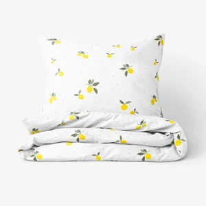 Bavlněné povlečení Citrony 140x220/70x90 cm