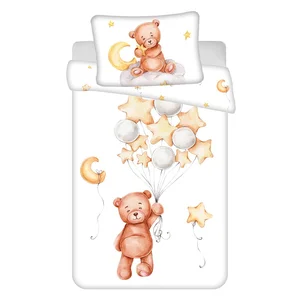 Bavlněné povlečení do postýlky 100x135 cm Medvídek Cute – Jerry Fabrics
