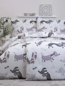Bavlněné povlečení Pejsci