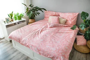 Bavlněné povlečení Pink Blossom 3dílné