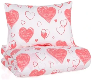 Bavlněné povlečení Pink Love 140x200/70x90 cm