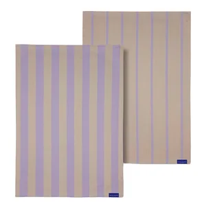 Bavlněné utěrky Stripes, sada 2×50×70 cm