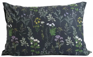 Bavlněný povlak na polštář Bianca antracit 50x70 cm