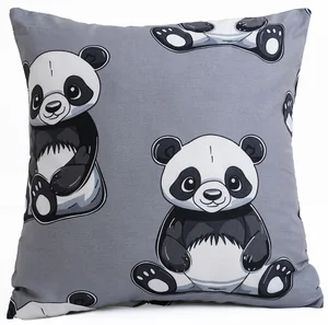 Bavlněný povlak na polštářek Panda 40x40 cm