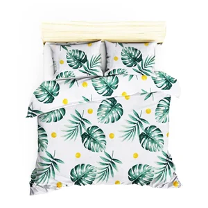 Bavlněný set přehozu a povlaků Jungle 200x220 cm