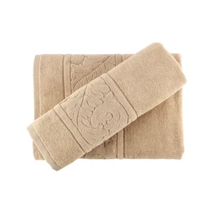 Bavlněný set ručníku a osušky Foutastic Beige