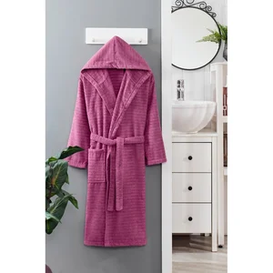 Bavlněný župan tmavě růžové barvy, S/M – Mila Home