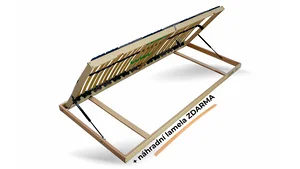 Bedton SUPERTON 28 SideUP - výklopný lamelový rošt 125×205 cm
