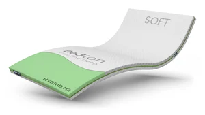 BEDTON TOPPER HYBRID SOFT 90×200 cm