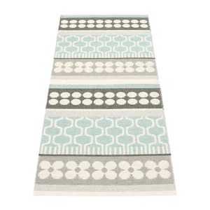 Běhoun Asta Pale Turquoise 70x180 cm – vnitřní i venkovní, Pappelina