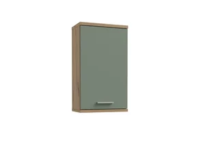 BELBEL koupelnová horní skříňka dub artisan/šalvěj, 5 let záruka