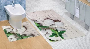 Bellatex Sada koupelnových a WC předložek Jadran 3D