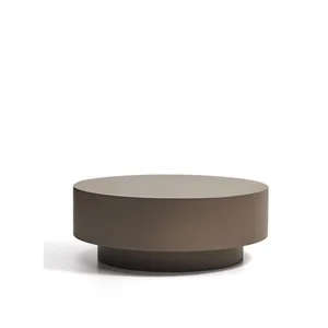 Betonový kulatý zahradní konferenční stolek Garbet 60 cm