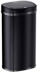 Bezdotykový odpadkový koš s USB, 58 l, černý