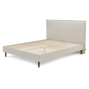 Béžová dvoulůžková postel 180x200 cm s roštem Sary – Bobochic Paris