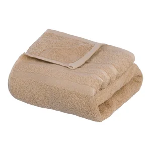 Béžová froté osuška 70x140 cm Simple – Casa Selección