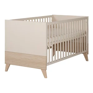 Béžová postýlka Sidney 70×140 cm s nastavitelnou výškou – Roba