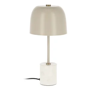 Béžová stolní lampa Alish