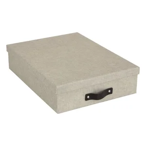 Béžová úložná krabice Oskar – Bigso Box of Sweden