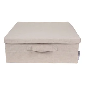 Béžová úložná krabice pod postel Bigso Box of Sweden