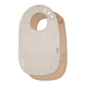 Béžové bryndáky 2 ks Classic Stripes Camel – Cam Cam Copenhagen