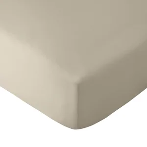 Béžové napínací prostěradlo 135×190 cm So Soft Easy Iron