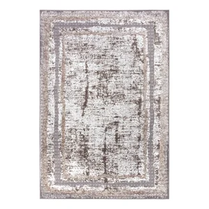 Béžovo-stříbrný koberec 160x235 cm Shine Classic