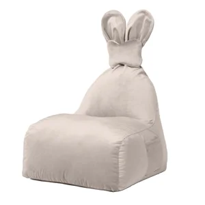 Béžový dětský sedací vak Funny Bunny
