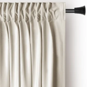 Béžový dimout závěs Pleat Restilo 140×270 cm