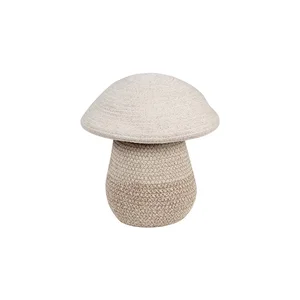 Béžový koš na hračky Mushroom, Lorena Canals, Ø23×27 cm