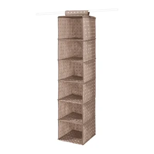 Béžový organizér Compactor Dots se šesti přihrádkami