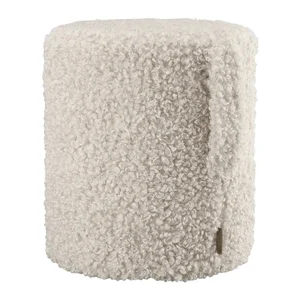 Béžový taburet Teddy Bouclé – Blomus