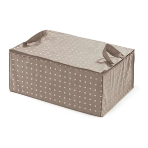 Béžový úložný vak Compactor Dots 50×70 cm